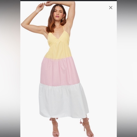 JUSTFAB Color Block Maxi Dress - Picture 3 of 10